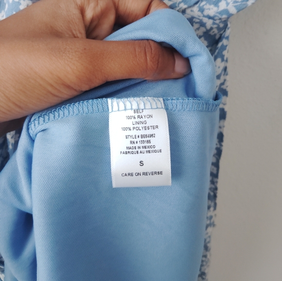 Altar'd State Blue Floral Summer Dress - Picture 6 of 6